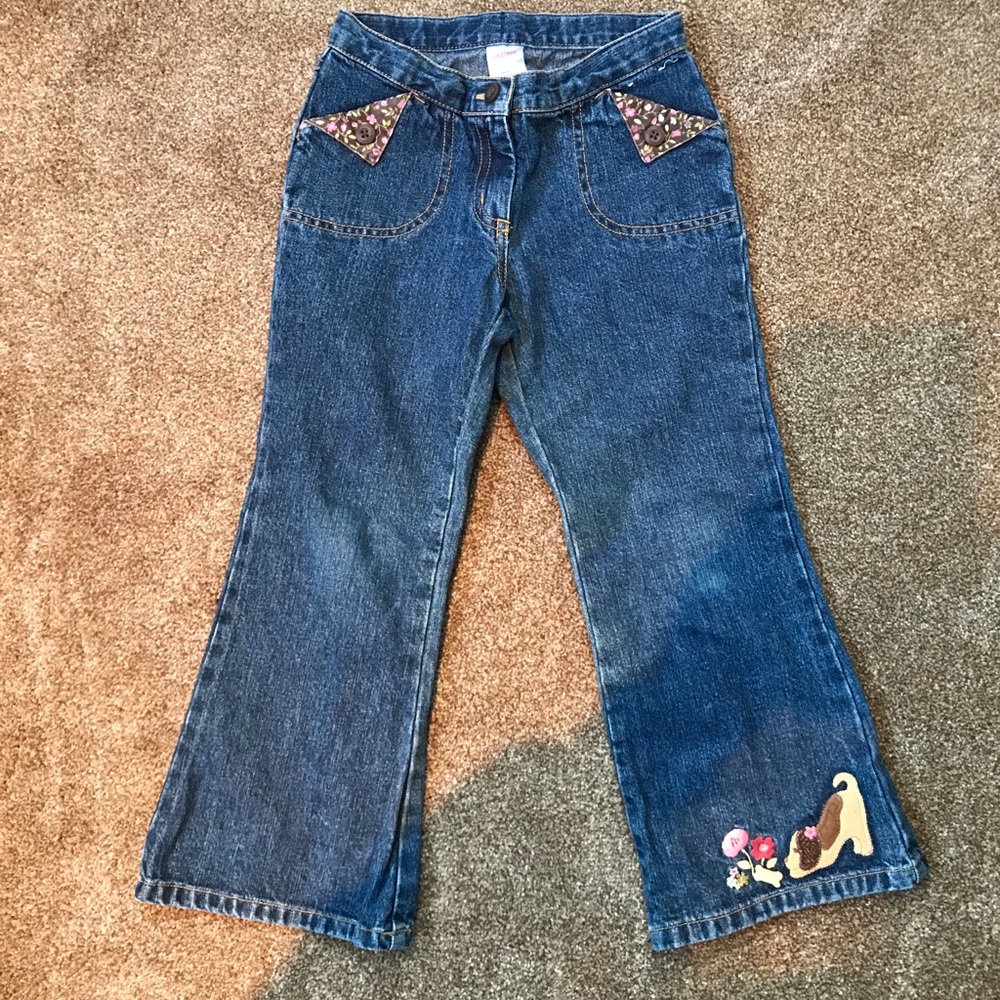 Gymboree size 5 puppy jeans